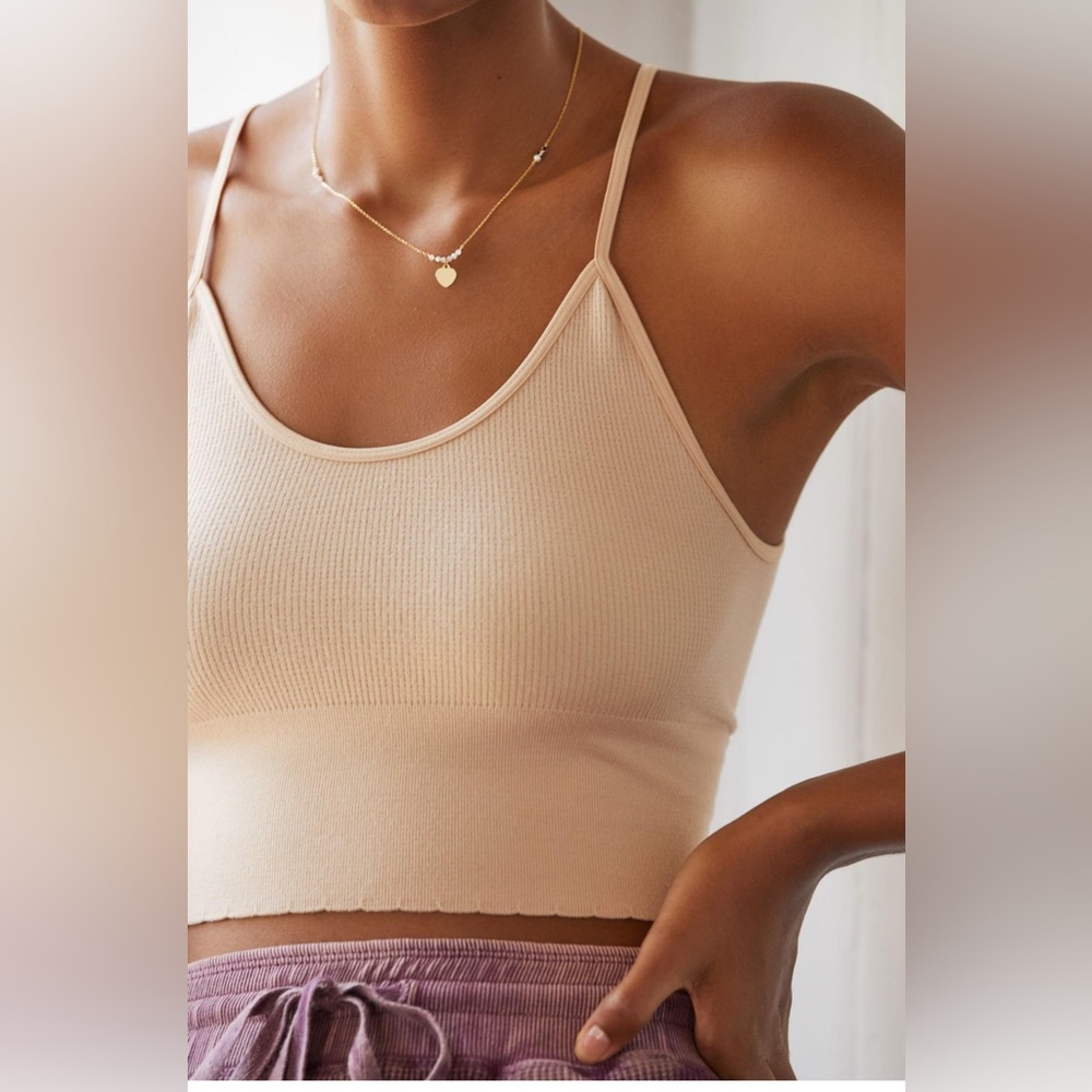 Anthropologie Devi Seamless Longline Bralette